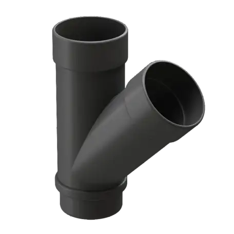 Тройник водосточный Диаметр: 80-220 мм, фотография 1
