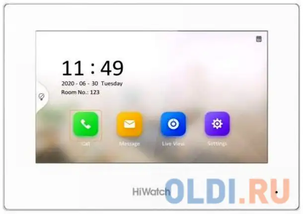 Видеопанель hiwatch vdp-h2211 цвет панели: белый, фотография 1