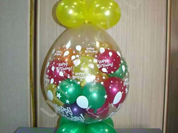 Изготовление пеньят, шаров сюрпризов, цифр из шаров, фотография 5