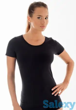 Термофутболка brubeck wmn comfort wool black, фотография 1