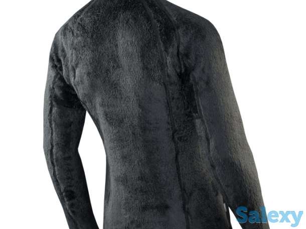 Куртка флисовая спортивная теплая сивера скарлат 2.0 порох/черная, фотография 2