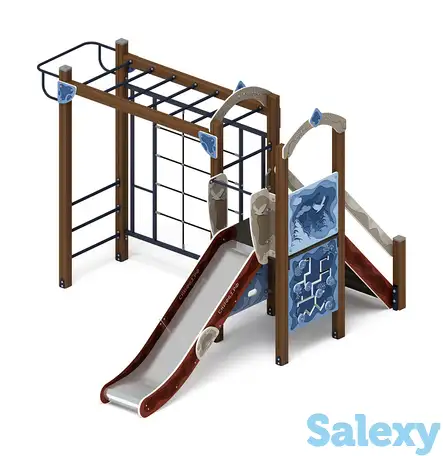 Играйте с нами (алтай) - дик 2.01.1.05-04 - игровой комплекс h=1200, фотография 1