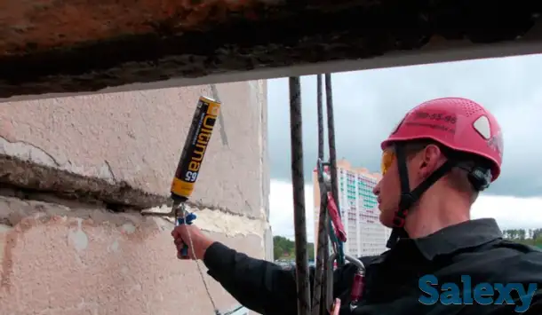 Высотные работы,альпинисты,верхолазы,утепление квартир,домов,чистка крыш от снега, надели,высотный клининг., фотография 11