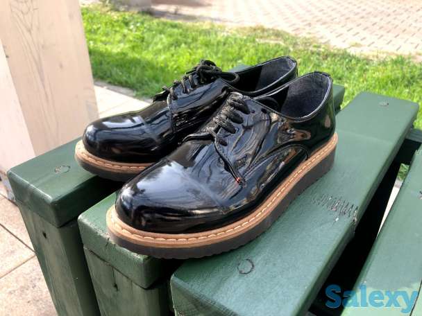 Турецкие Лоферы лакированные, качественные от FLO, фотография 1