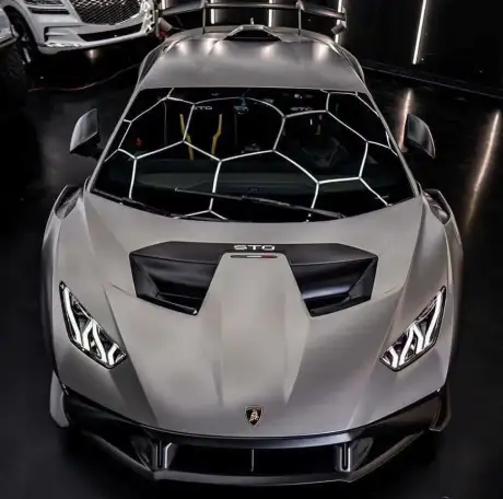 Освещения в виде сот модульное для гаража, фотография 1