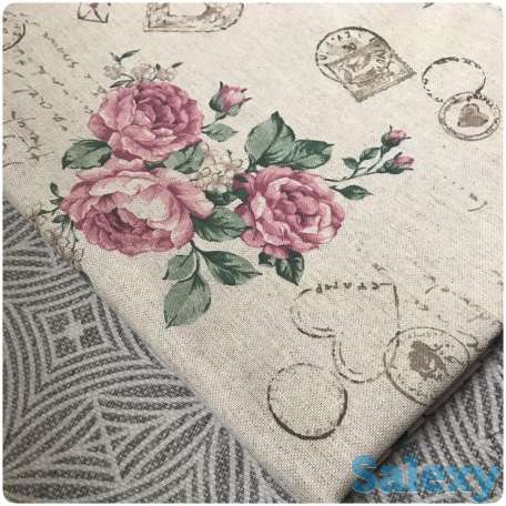 Винтажная итальянская скатерть Лэттера с тефлоновым покрытием, фотография 7