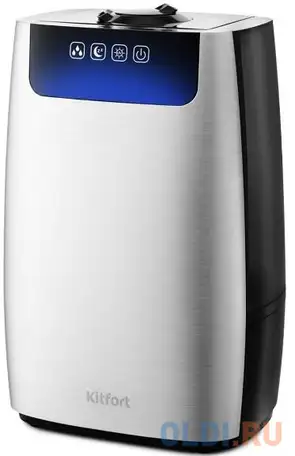 2803-1-кт увлажнитель воздуха kitfort.мощность: 25 вт.уровень шума: < 35 дб.серебристый, фотография 1