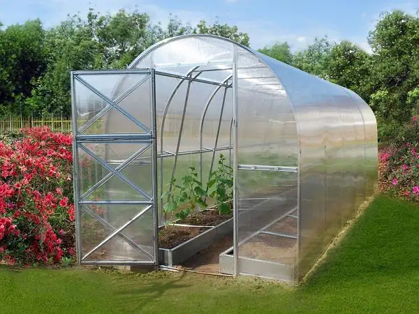 Теплица дачная из поликарбоната, фотография 7