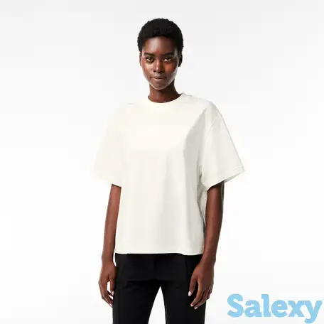 Женская футболка lacoste oversize fit, фотография 1