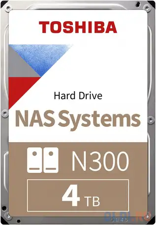 Hdd toshiba n300 nas sata3 4tb 3.5