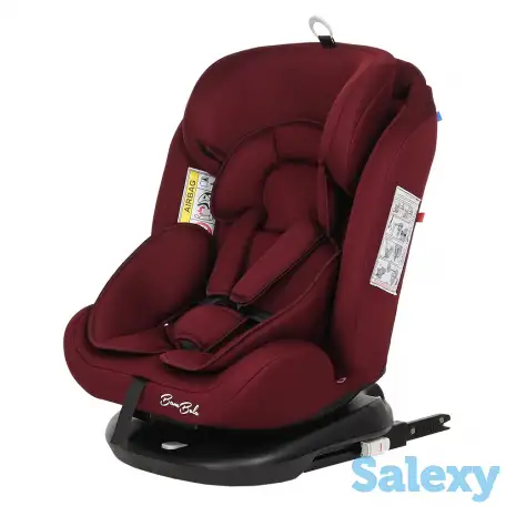 BAMBOLA Автокресло для детей 0-36 кг Minori ISOFIX Темно/Красный 2шт/кор, фотография 3