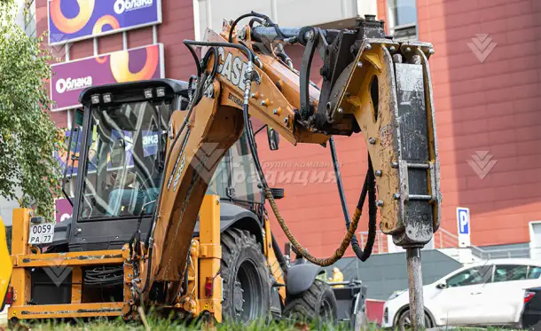Гидромолот на экскаватор погрузчик Delta F5 южная Корея, фотография 4