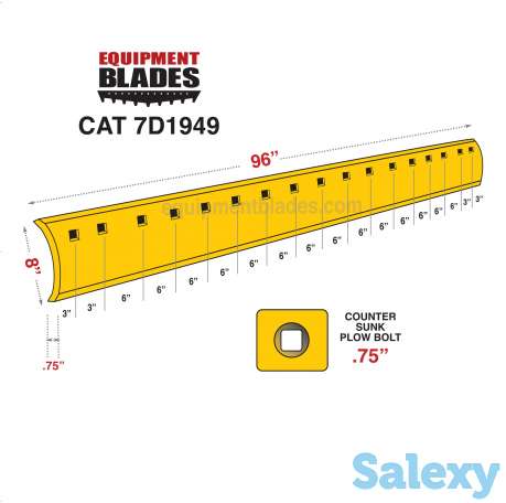 Ножи отвалов автогредеров, фотография 1