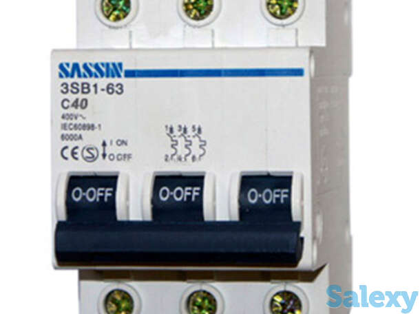 Автоматический выключатель 3P 50A 3SB1-63 SASSIN, 4 шт, фотография 1