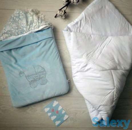 Конверт на выписку (новорожденным) роддом в чепчик распашонка пеленка, фотография 1