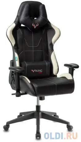 Кресло игровое zombie viking 5 aero white черный/белый, фотография 1