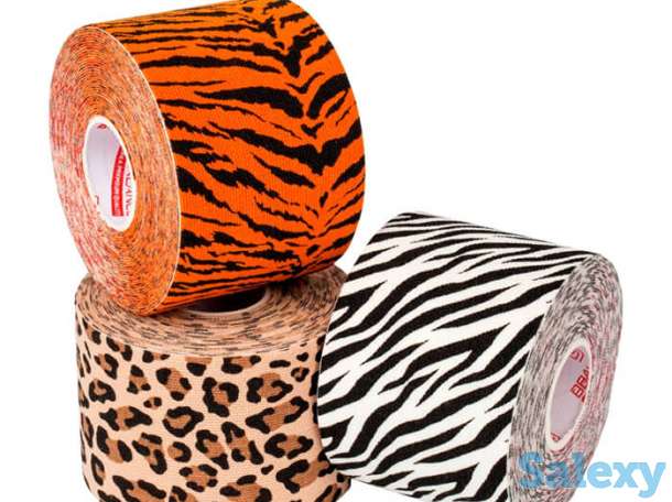 Кинезио тейп bbtape (5см*5м) дизайнерский, цвет #18 hawaii yellow | гавайи жёлтые, фотография 3