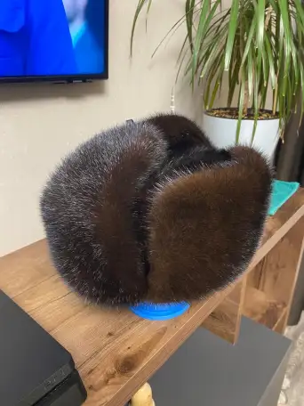 Продам шапку-ушанку норковую мужскую Новосибирск., фотография 1