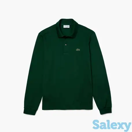 Мужское поло lacoste l.12.21 classic fit с длинным рукавом, фотография 1
