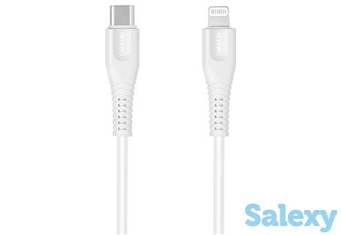 Кабель canyon type-c to lightning cable mfi 1.2m cns-mfic4w. белый, фотография 2