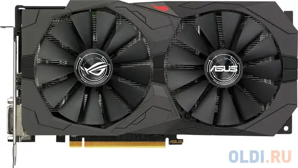 Видеокарта asus pci-e rog-strix-rx560-4g-v2-gaming amd radeon rx 560 4096mb 128 gddr5, фотография 1