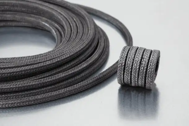 Сальниковая набивка: асбестовая; пропитанная суспензией фторопласта; сухая..., фотография 1