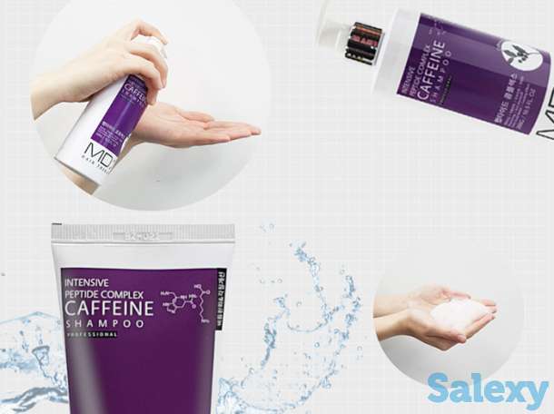 Шампунь для волос med:b md:1 intensive peptide caffeine shampoo (300 мл), фотография 3