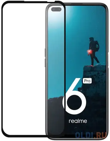 Пленка защитная pero защитное стекло pero full glue для realme 6, фотография 1