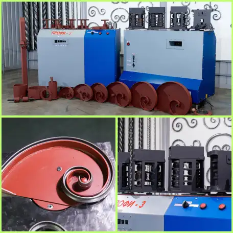 Кузнечно-гибочные станки серии ПРОФИ - для художественной ковки, гибки и формовки металлопроката, фотография 5