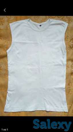Распродажа!!! Белая майка! (Продам или обмен на что угодно!), фотография 1