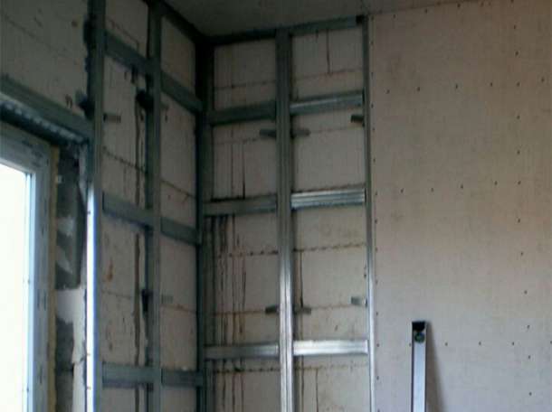 Обшивка стен гипсакортонам, фотография 2