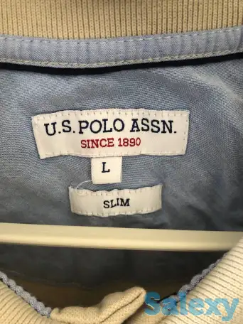 Футболка, поло U.S.POLO ASSN. size L Slim, фотография 7