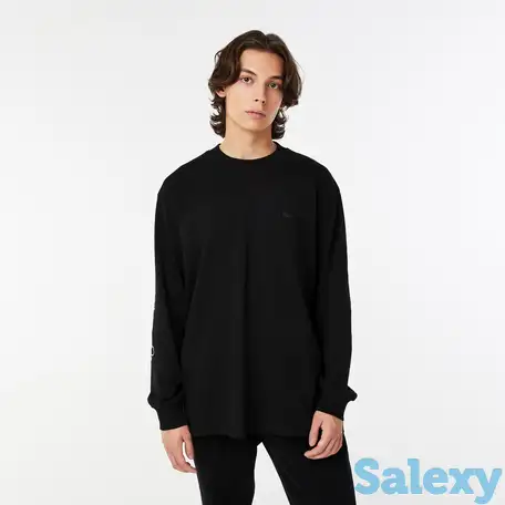 Мужская футболка lacoste regular fit с длинным рукавом, фотография 1