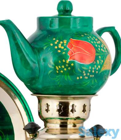 Самоварный набор с росписью «Цветы», фотография 3