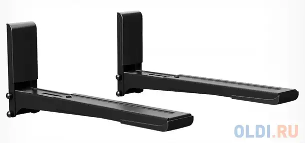 Кронштейн для свч-печей holder mws-2003 черный  max 40 кг настенный, фотография 1