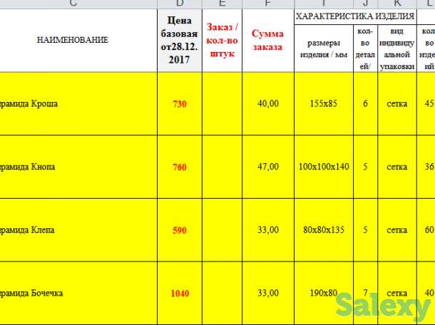 Оптом пирамиды производство Россия, фотография 5