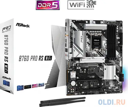 Материнская плата asrock b760 pro rs wifi, фотография 1