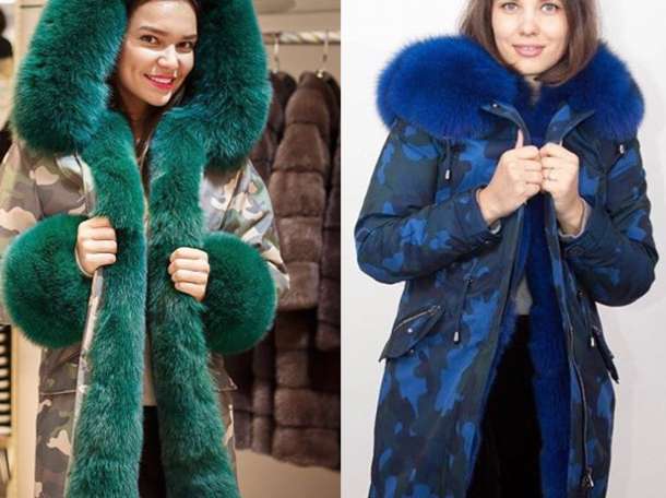 Ультрамодные парки с натуральным мехом , фотография 11