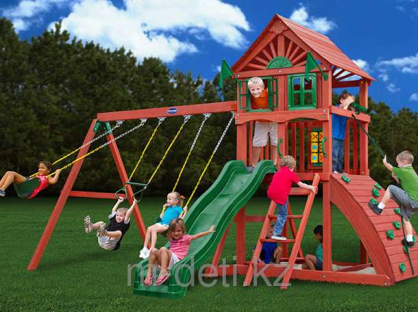 Игровой комплекс из дерева Кедр -Эльф, фотография 1