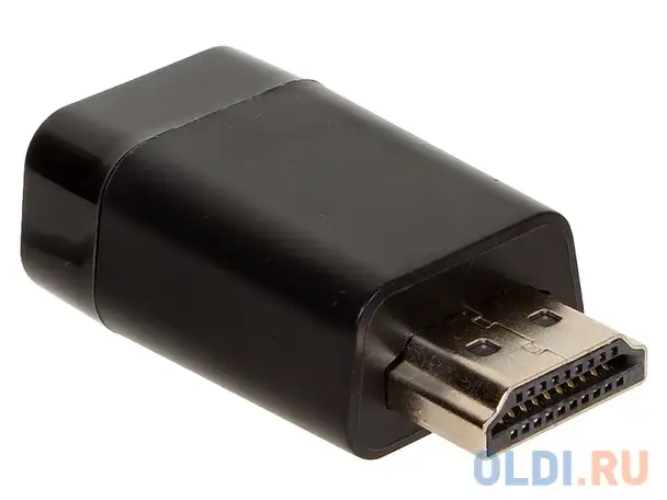 Переходник hdmi-vga cablexpert a-hdmi-vga-001, 19m/15f, фотография 1