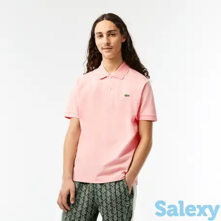 Мужское поло lacoste l1212 classic fit, фотография 1