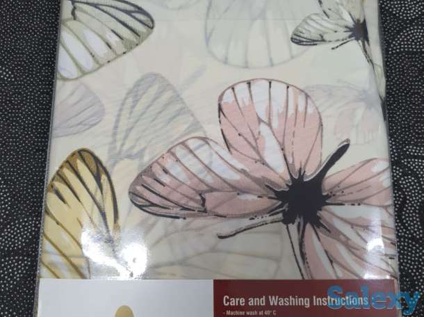 Шторка для ванны, турецкая, с бабочками, фотография 3