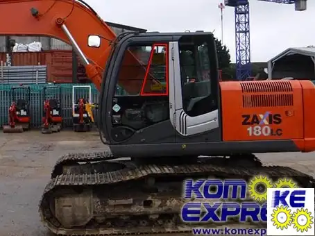 4651660 Стекло двери верхнее слайдер Hitachi ZAXIS ZX160-3 ZX180LC-3 ZX210-3 ZX300-3 ZX330-3, фотография 1