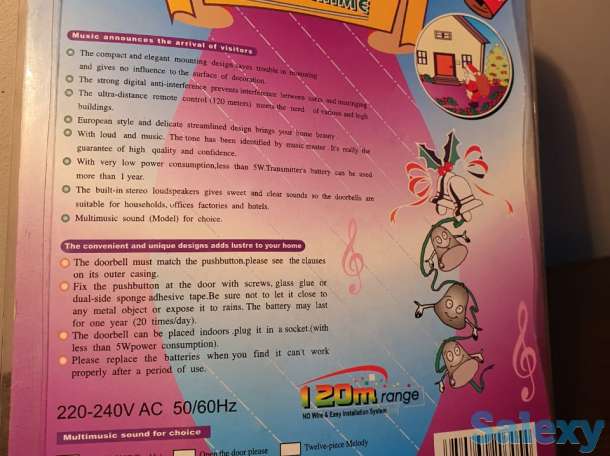 Беспроводной цифровой звонок дверной, фотография 2