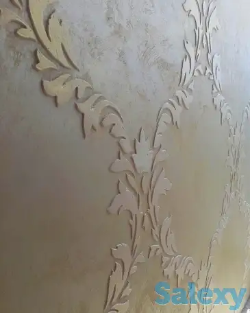 Нанесение декоративной штукатурки и краски, фотография 12