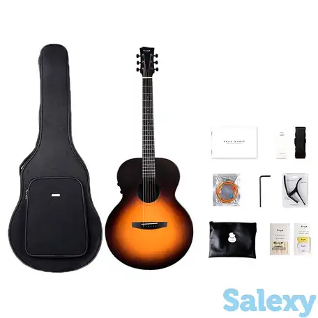 Электро-акустическая гитара enya ea-x1 pro/eq vintage, фотография 1