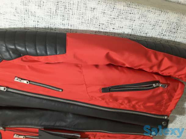 Продам куртку демисезонную Franco Di Marco с кожаными вставками, фотография 2