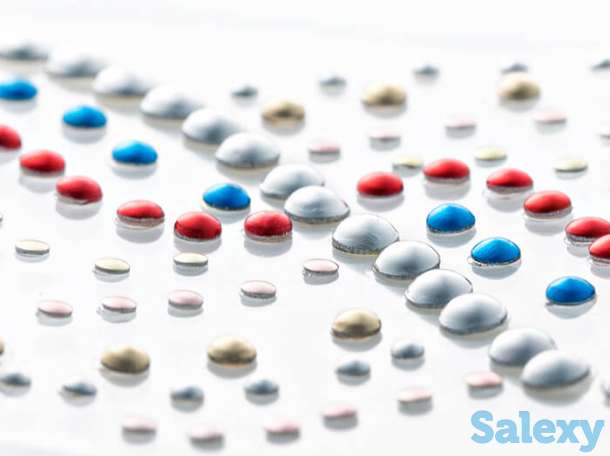 Набор стикеров для ногтей kiss nail artist metallic stones studs (ns32), фотография 3