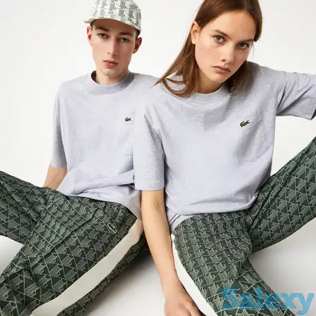 Футболка свободного кроя lacoste l!ve unisex, фотография 1