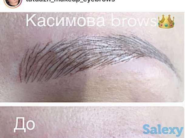 Микроблейдинг. Перекрытие Татуажа без удаления, фотография 4